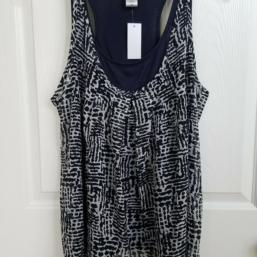 AVENUE WOMENS NEW Top, Shirt Sleeveless, Tank